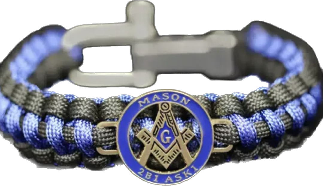 Masonic Bracelet with Adjustable Clasp