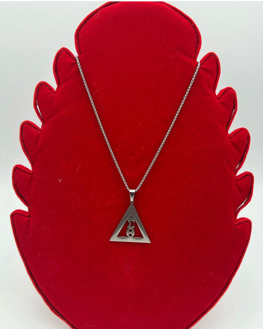 DST  Pyramid Stainless Steel Necklace