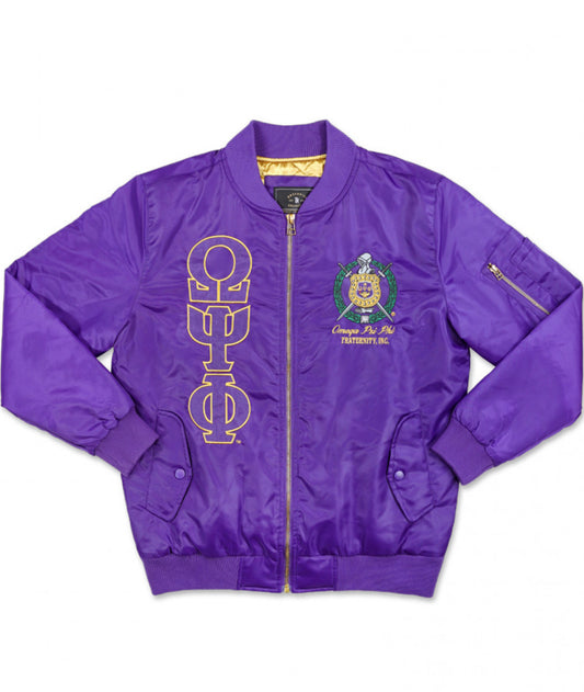 OPP Purple Bomber Jacket