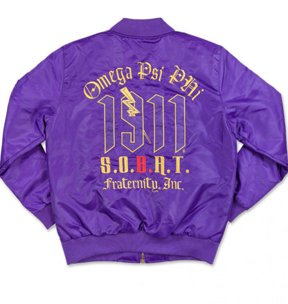 OPP Purple Bomber Jacket