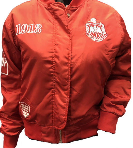 DST Red Bomber Jacket