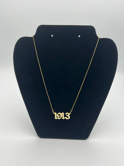 DST 1913 Stainless Custom Necklace